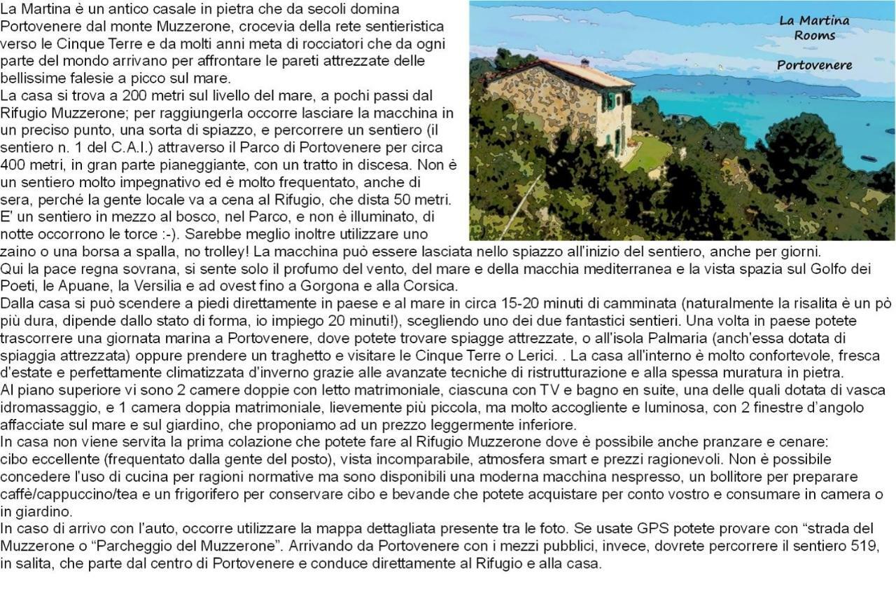 La Martina Portovenere Trekking Cottage Porto Venere Exterior foto